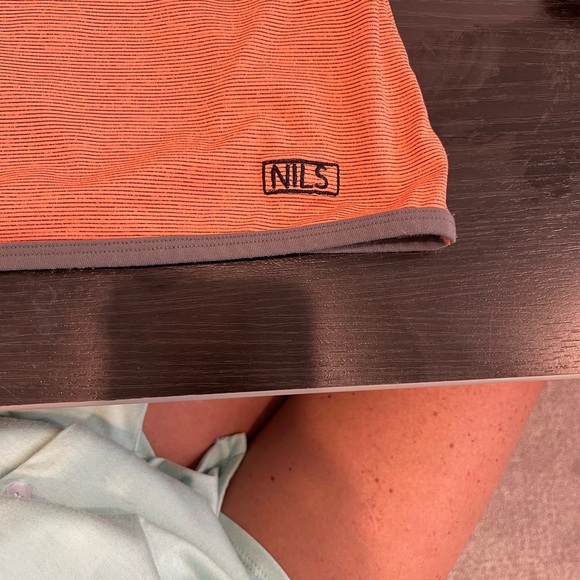 NILS Katelin Half Zip Turtleneck Mid Layer Women's Size M Grapefruit Charcoal - Picture 11 of 11